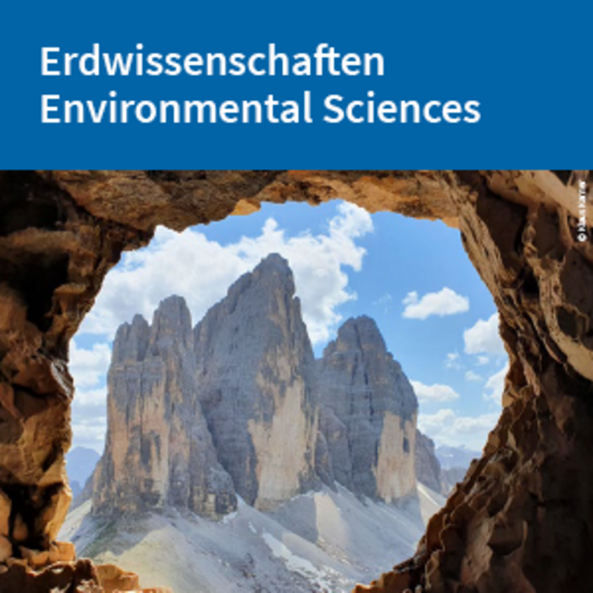 Flyer Erdwissenschaften Environmental Sciences zum Download (pdf)