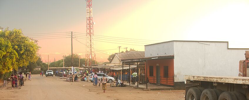 Foto des Libuyu Marktet, Livingstone, Zambia.