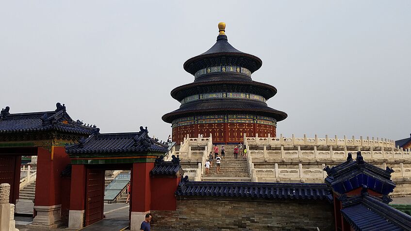 Photo of the Temple of Heaven in Beijing.