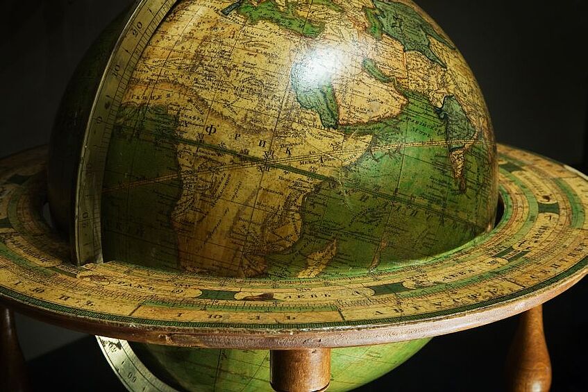 Picture of a globe.