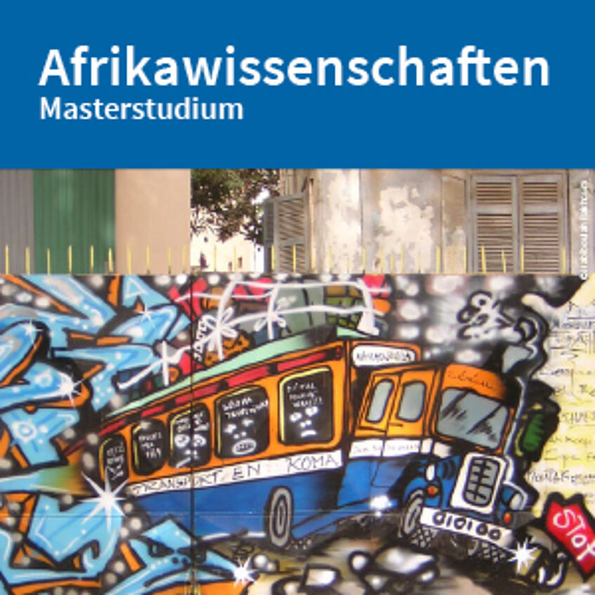 Flyer Masterstudium Afrikawissenschaften zum Download (PDF)