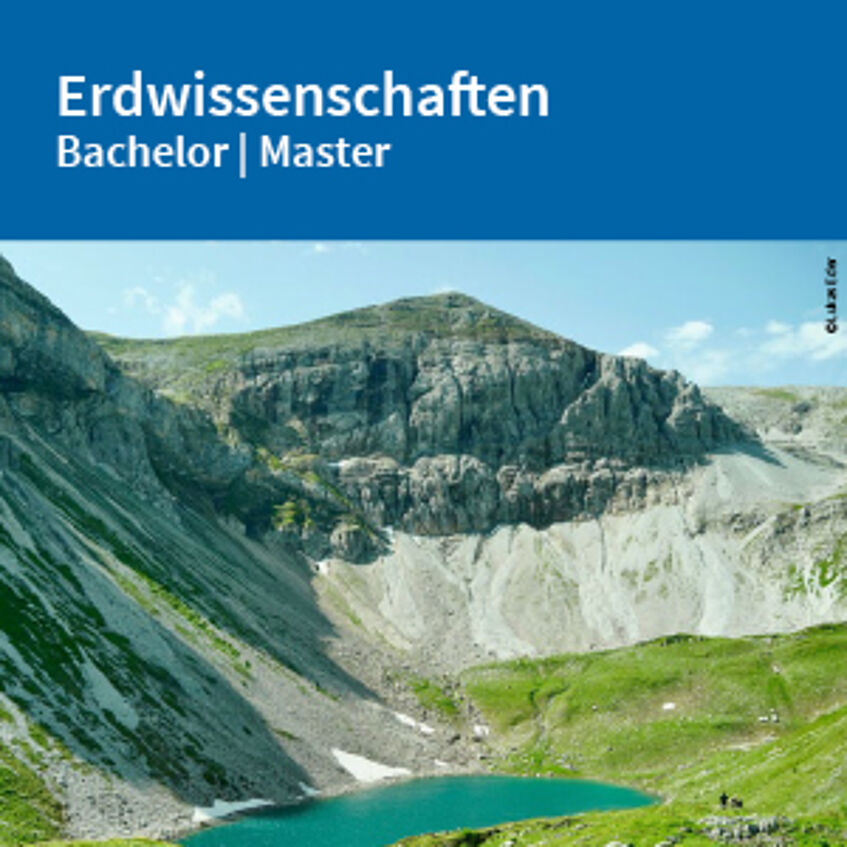 Flyer Bachelor und Master Erdwissenschaften zum Download (PDF)