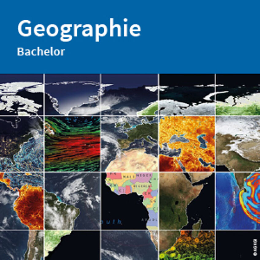 Flyer Bachelor Geographie zum Download (PDF)