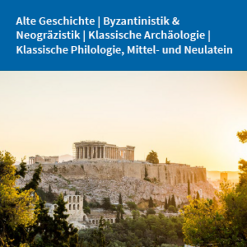 Flyer Altertumswissenschaften zum Download (pdf)