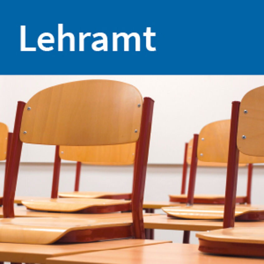 Flyer Lehramt zum Download (PDF).