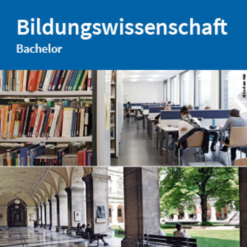 Flyer Bildungswissenschaft zum Download (PDF).