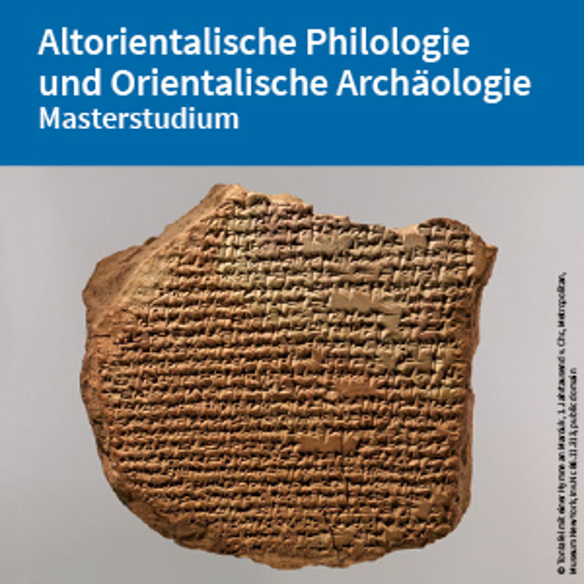 Flyer Altorientalische Philologie und Orientalische Archäologie zum Download (PDF).