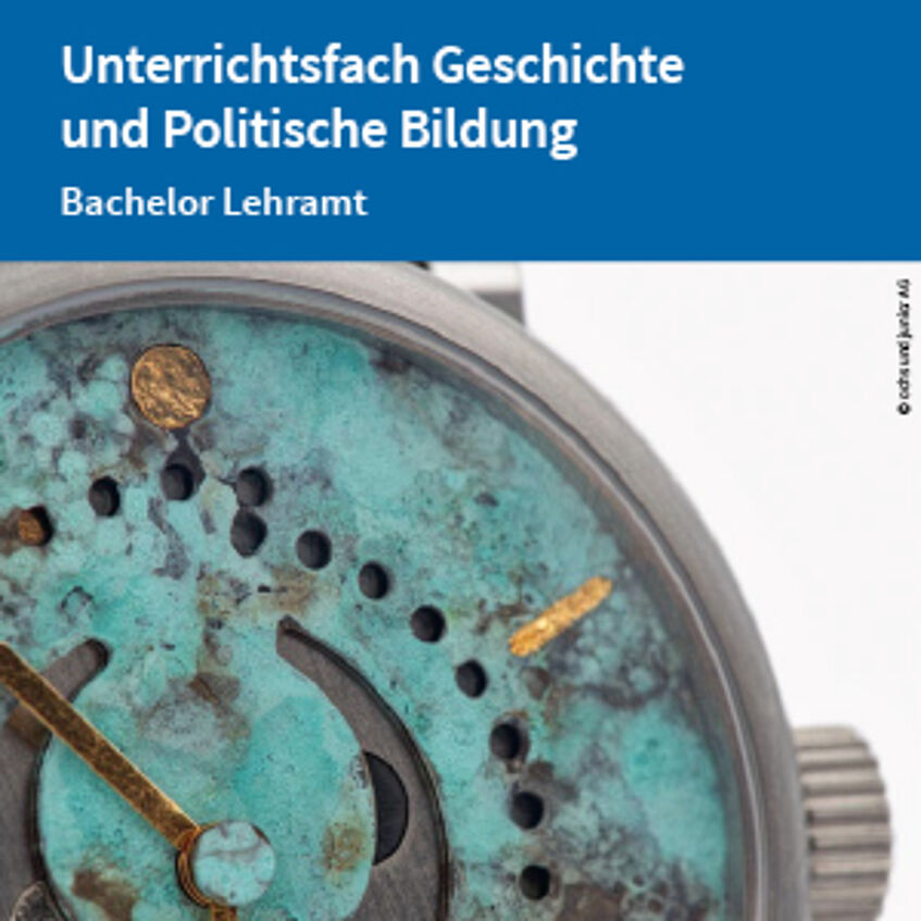 Flyer Unterrichtsfach Geschichte, Sozialkunde und Politische Bildung zum Download (PDF).
