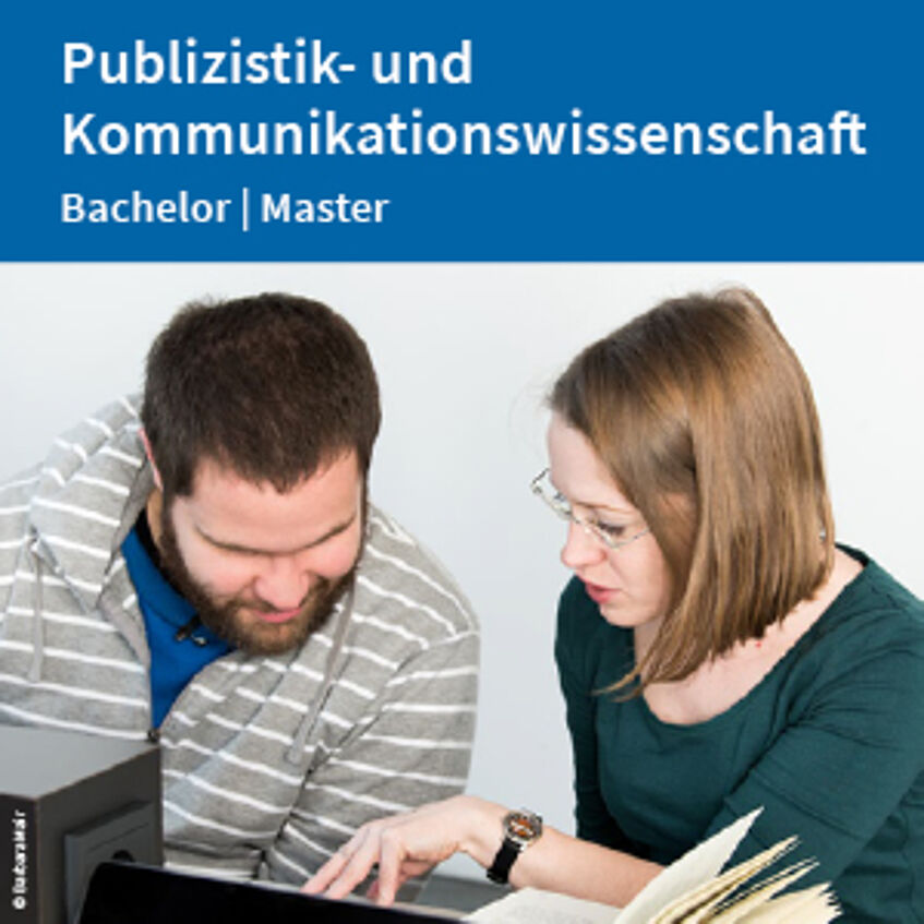 Flyer Publizistik- und Kommunikationswissenschaft zum Download (PDF).