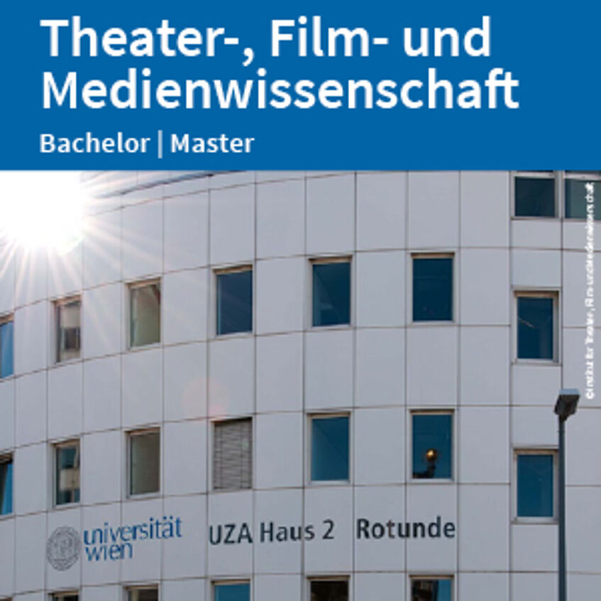 Flyer Theater-, Film- und Medienwissenschaft zum Download (PDF).