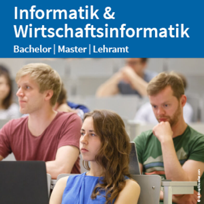 Flyer Informatik & Wirtschaftsinformatik zum Download (PDF).