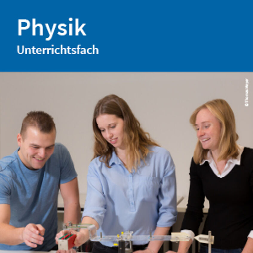 Flyer Unterrichtsfach Physik zum Download (PDF).
