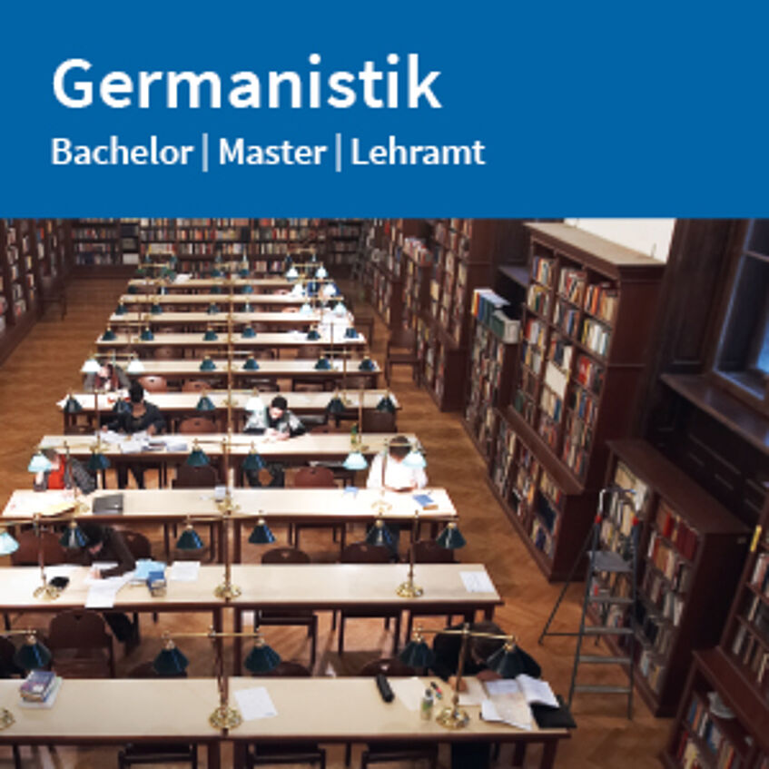 Flyer Germanistik zum Download (PDF).