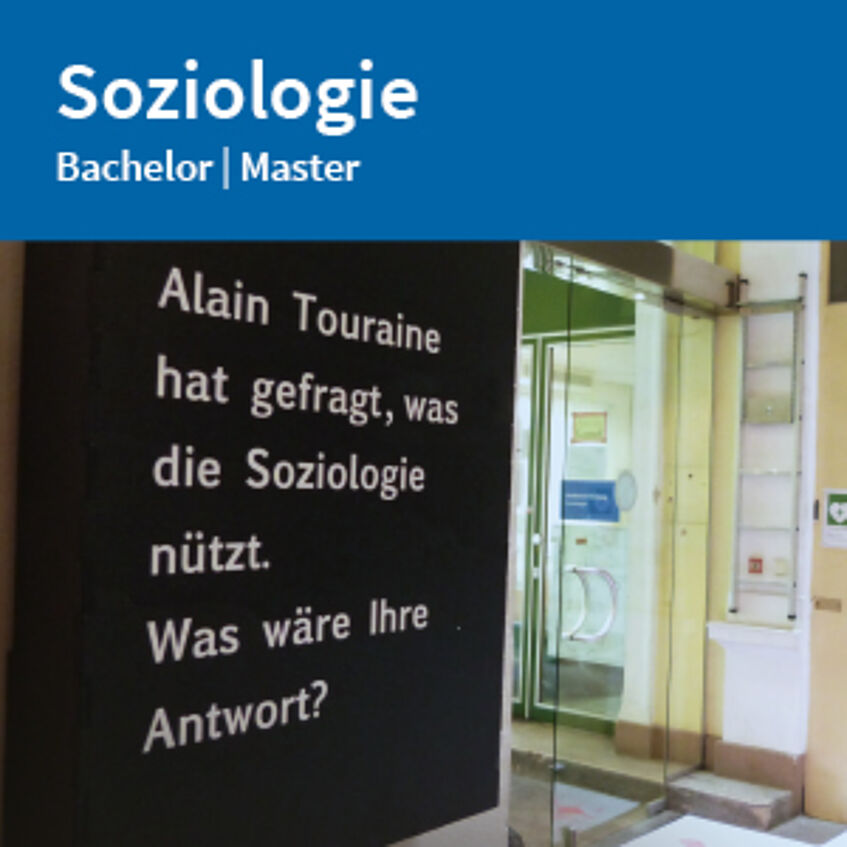 Flyer Soziologie zum Download (PDF).