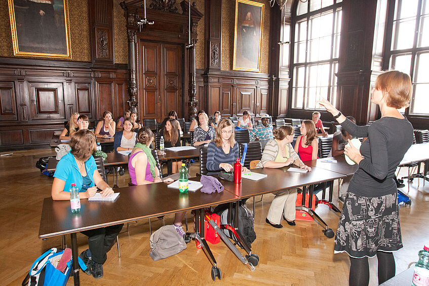 School class during an lecture