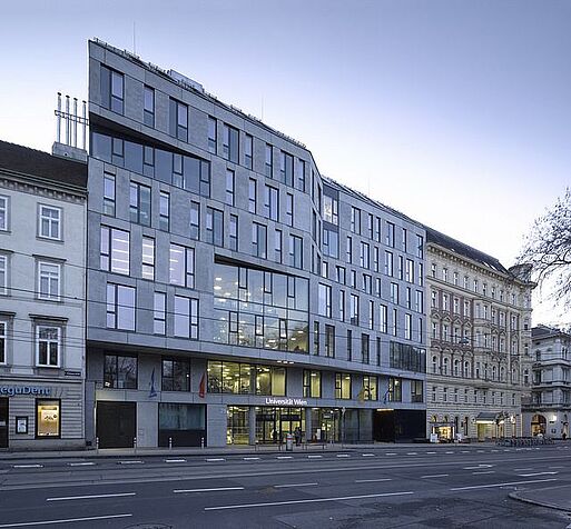 Building of the Journalism and Communication Studies' department and of the faculty for Computer Science.