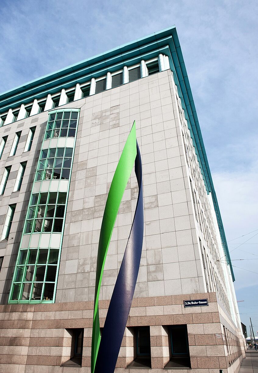 Campus Vienna Biocenter (VBC) building in the Dr. Bohr-Gasse.