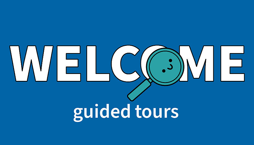 Banner with the headline Welcome Guided Tours