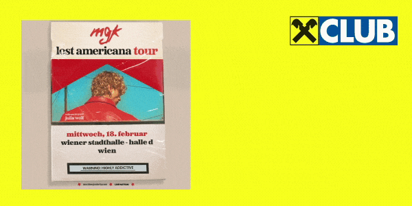 Advertisement of the Raiffeisenlandesbank Niederösterreich-Wien